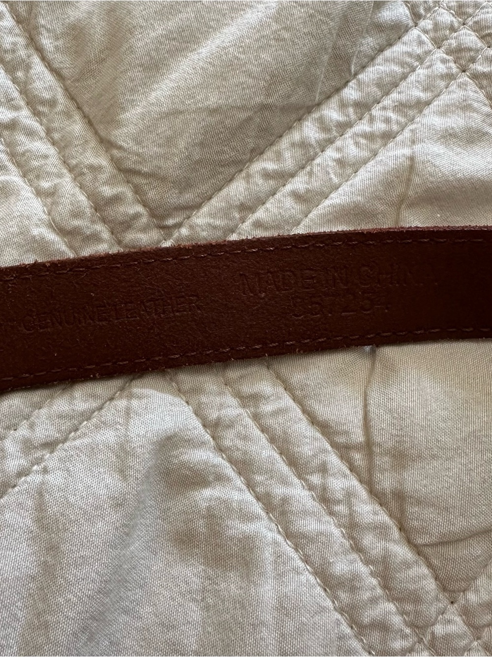 Banana Republic Genuine Leather Cognac / Camel Brown Crossbody / Belt Bag - Picture 4 of 7